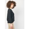 Dámský svetr Dreamstock V-Neck Ribbed Černý