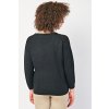 Dámský svetr Dreamstock V-Neck Ribbed Černý