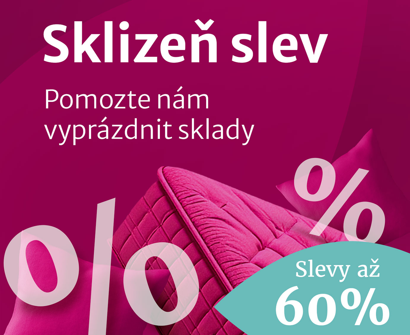 Sklizeň slev, slevy až 60%