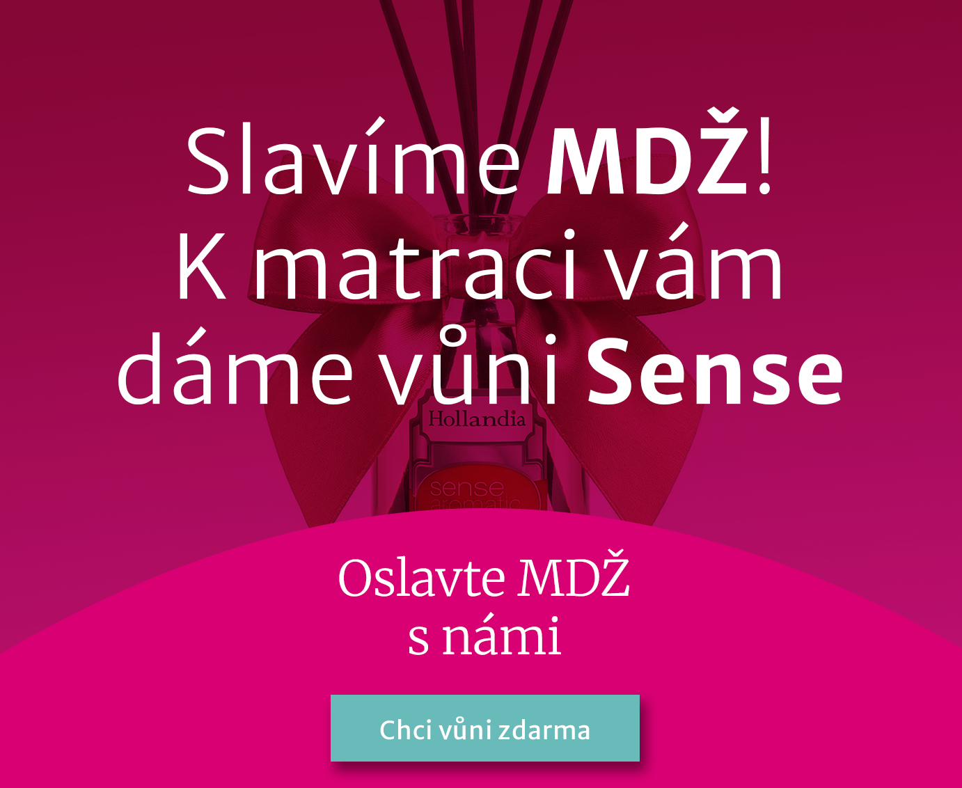 Vůně Sense k matraci zdarma