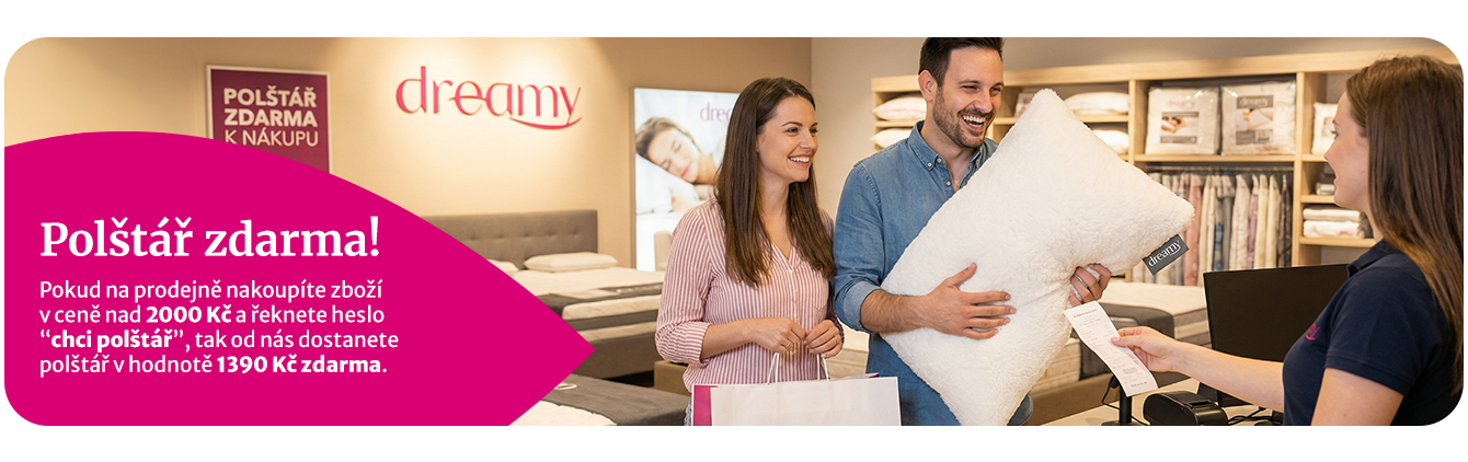 Polštář zdarma