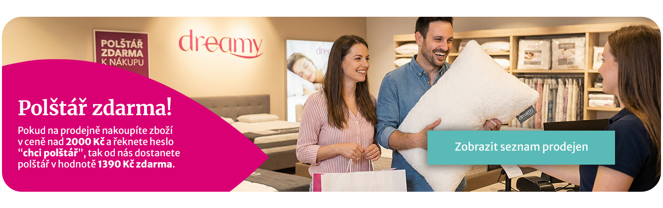 Polštář zdarma