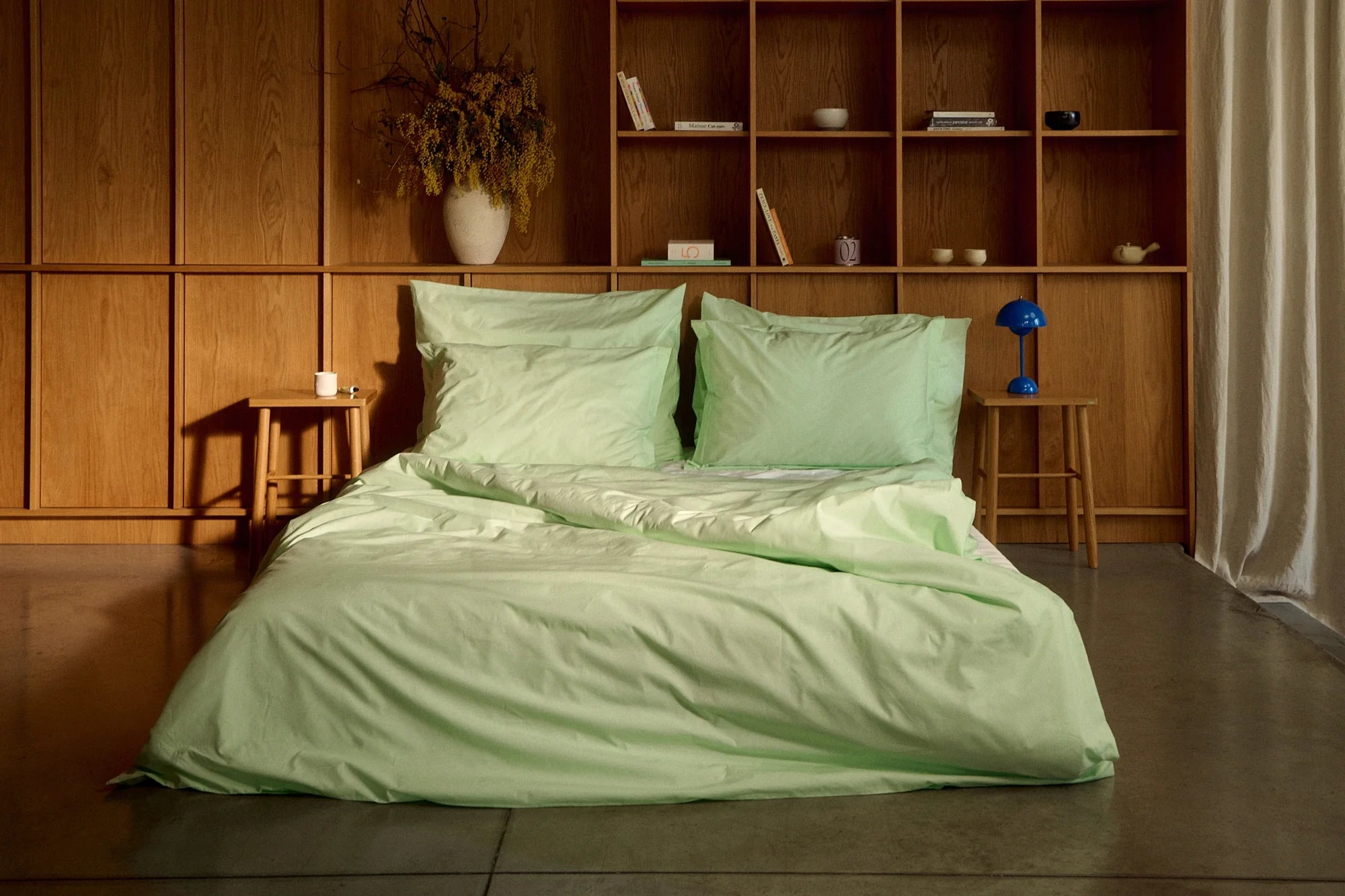 Ložnice s povlečením Lejaan Milky Matcha