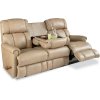 Kožená sedačka La-Z-Boy Pinnacle Reclining Sofa with table