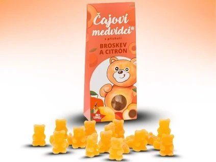 Čajoví medvídci broskev a citron 50g
