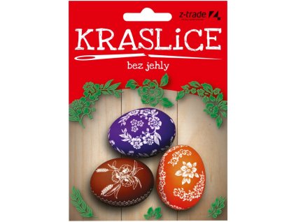 Barvy na vejce 3 barvy + samolepky