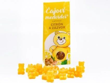 Čajoví medvídci citrón a zázvor 50g