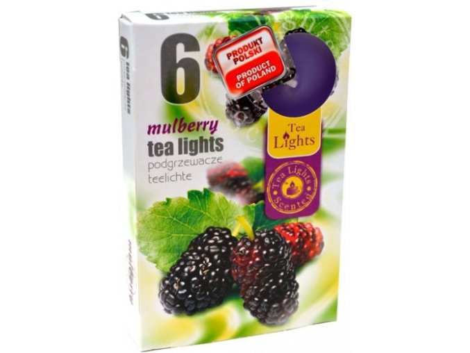 tea lights cajove svicky aromaticke mulberry 6 kusu 869