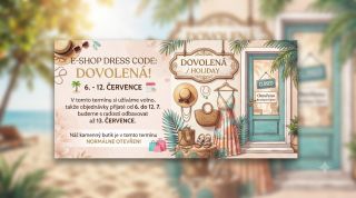 6.-12.7. má náš E-SHOPový tým dovolenou a objednávky z tohoto týdne odbavíme až 13.7. Děkujeme za Vaši trpělivost❤️...