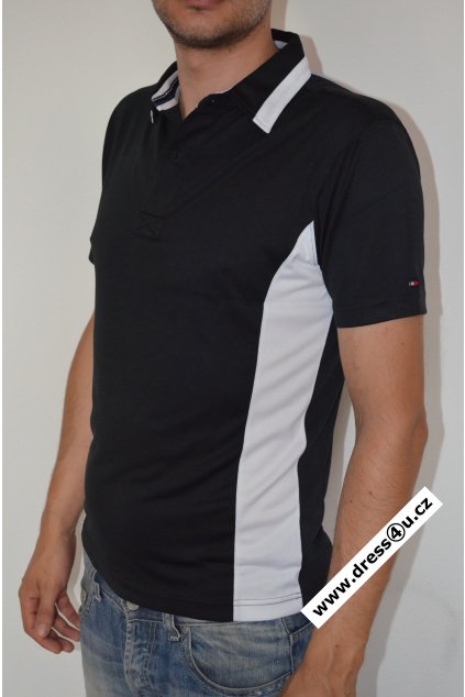 Tommy Hilfiger pánské golf polo triko černé