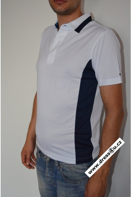 Tommy Hilfiger pánské golf polo triko bílé