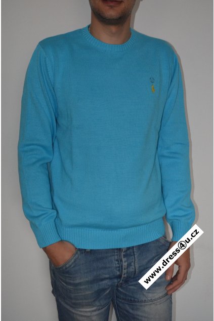 Ralph Lauren pánský svetr sv.modrý