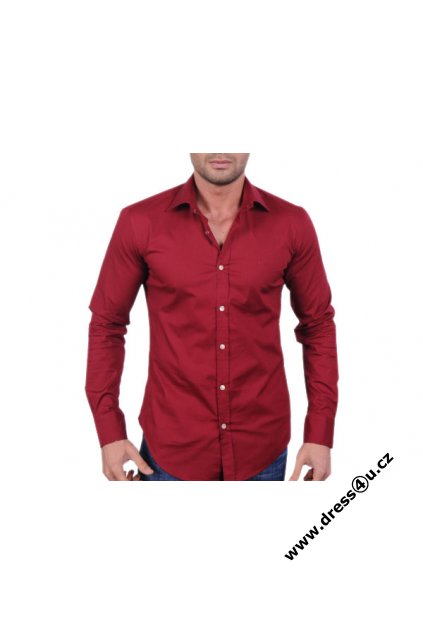 Hugo Boss pánská košile červená