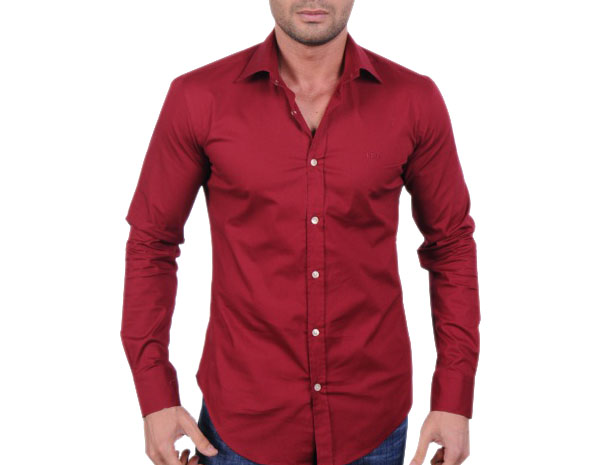Hugo Boss pánská košile červená velikost: M