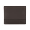 Wallet made of embossed leather Aspen Trifold Brown B 3954