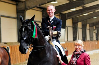 Fabrizio a Pavla na CDI3* Radzionkow (POL) - Fabrizio vybojoval s Aproposem 2.místo v IM1