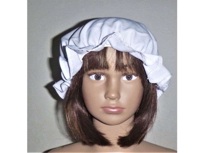 BÍLÝ ČEPEC dobový dětský