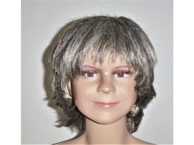 ŠEDÁ PARUKA vel. S