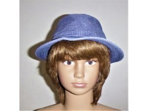 MODRÝ KLOBOUK dětský XS - loupežnický