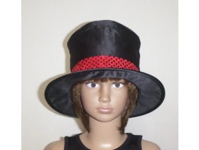 ČERNÝ CYLINDR klobouk dětský - kouzelnický, čaroděj