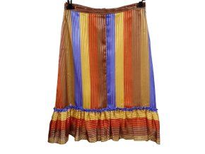 BAREVNÁ RETRO SUKNĚ midi vel. M/L