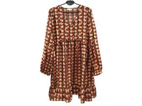 BOHO-CHIC ART OVERSIZE ŠATY zn. Melya Melody Paris - vel. M