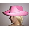 BARBIE KOVBOJKA růžový klobouk dámský
