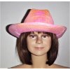 BARBIE KOVBOJKA růžový klobouk dívčí