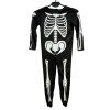 Dětský karnevalový kostým ČERNOBÍLÝ KOSTLIVEC 5 - 7 let