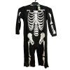 Dětský karnevalový kostým ČERNOBÍLÝ KOSTLIVEC 4 - 6 let