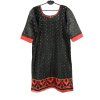 ČERNÁ ETNO TUNIKA / KURTA se zlatým vzorem vel. S/M