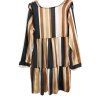 RETRO PRUHOVANÉ ŠATY – 70s vibe – vel. S/M
