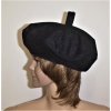ČERNÝ BARET čepice dobová vel. S