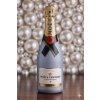 moet chandon glitter blue light stylized