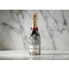 moet chandon black white meadow stylized