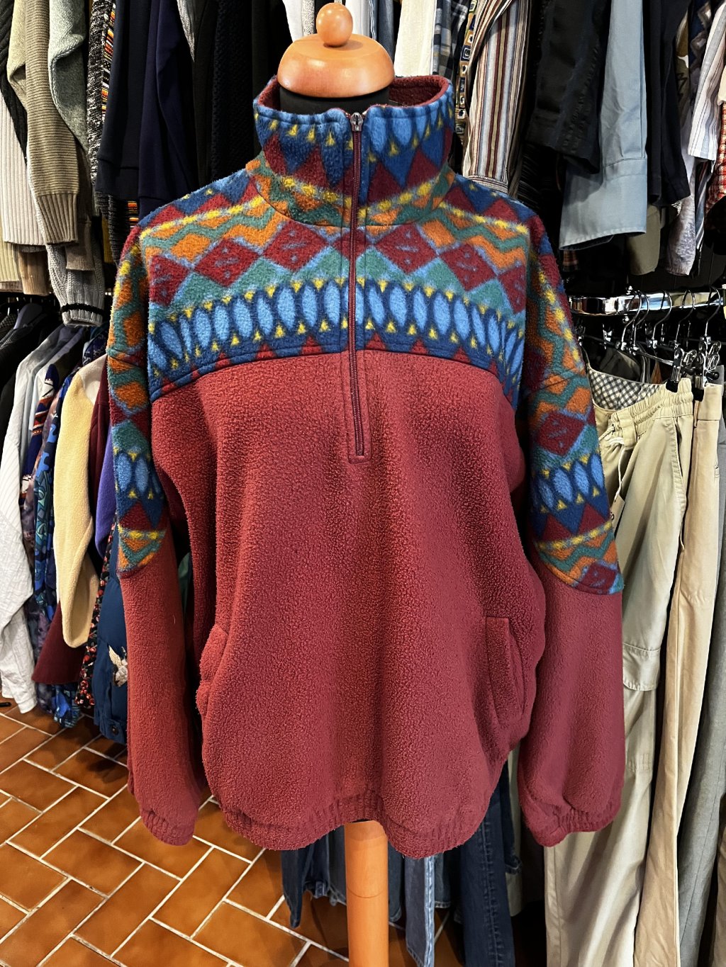 Barevná vintage mikina (L)