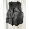Kožená klasická vestička (L)