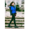 modry kabat flaus vlnena bunda dressign 3