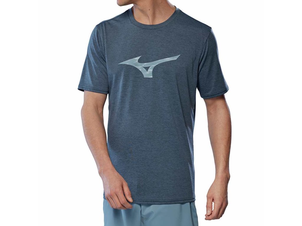 pánské triko Mizuno Core RB Tee(M) Vintage Indigo