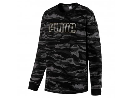 Puma Black Camo Crew Neck