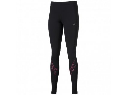 Asics Stripe Tight Black Pink Glow