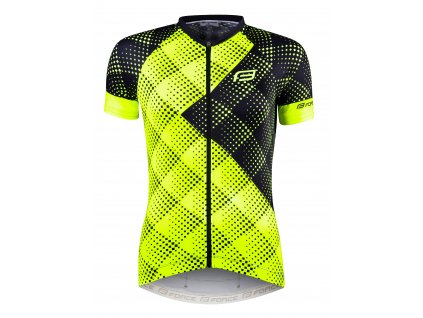 dres FORCE VISION dámský kr. rukáv, fluo