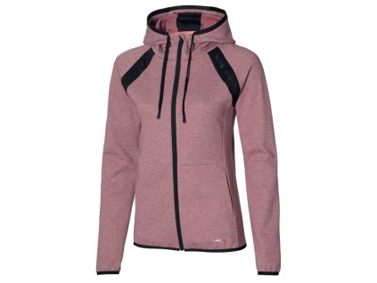 Dámská mikina mizuno ATHLETIC ZIP HOODY RENAISSANCE ROSE