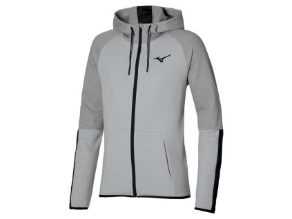 Pánská mikina Mizuno Athletic Zip Hoody K2GC100103 Grey Melange