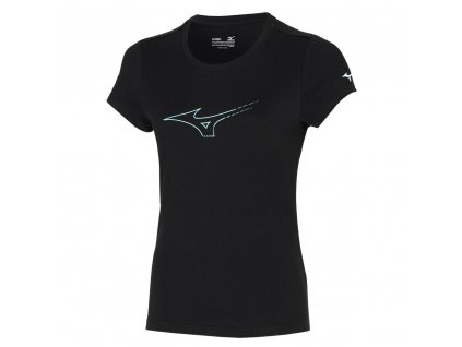 Dámské triko Mizuno Athletic RB Tee Black