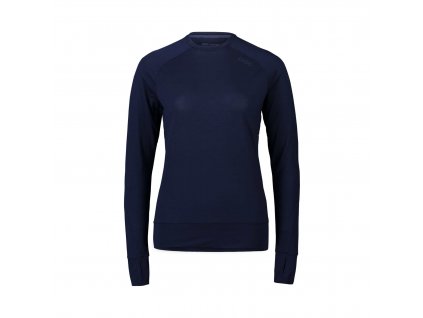 Dámské triko POC W's Light Merino Jersey Turmaline Navy