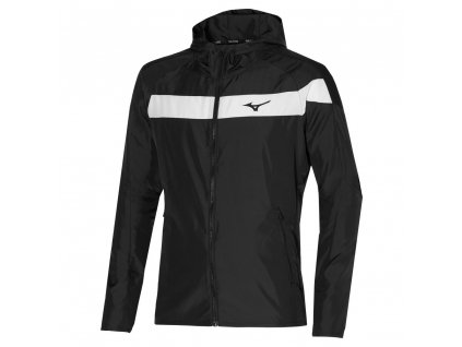 Pánská bunda Mizuno Hooded Jacket black white