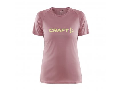 Dámské Triko CRAFT CORE Essence Logo růžová