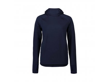 W's Merino Hood Turmaline Navy