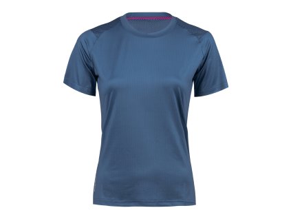 dres FORCE MTB MOUNT LADY kr. rukáv, modrý